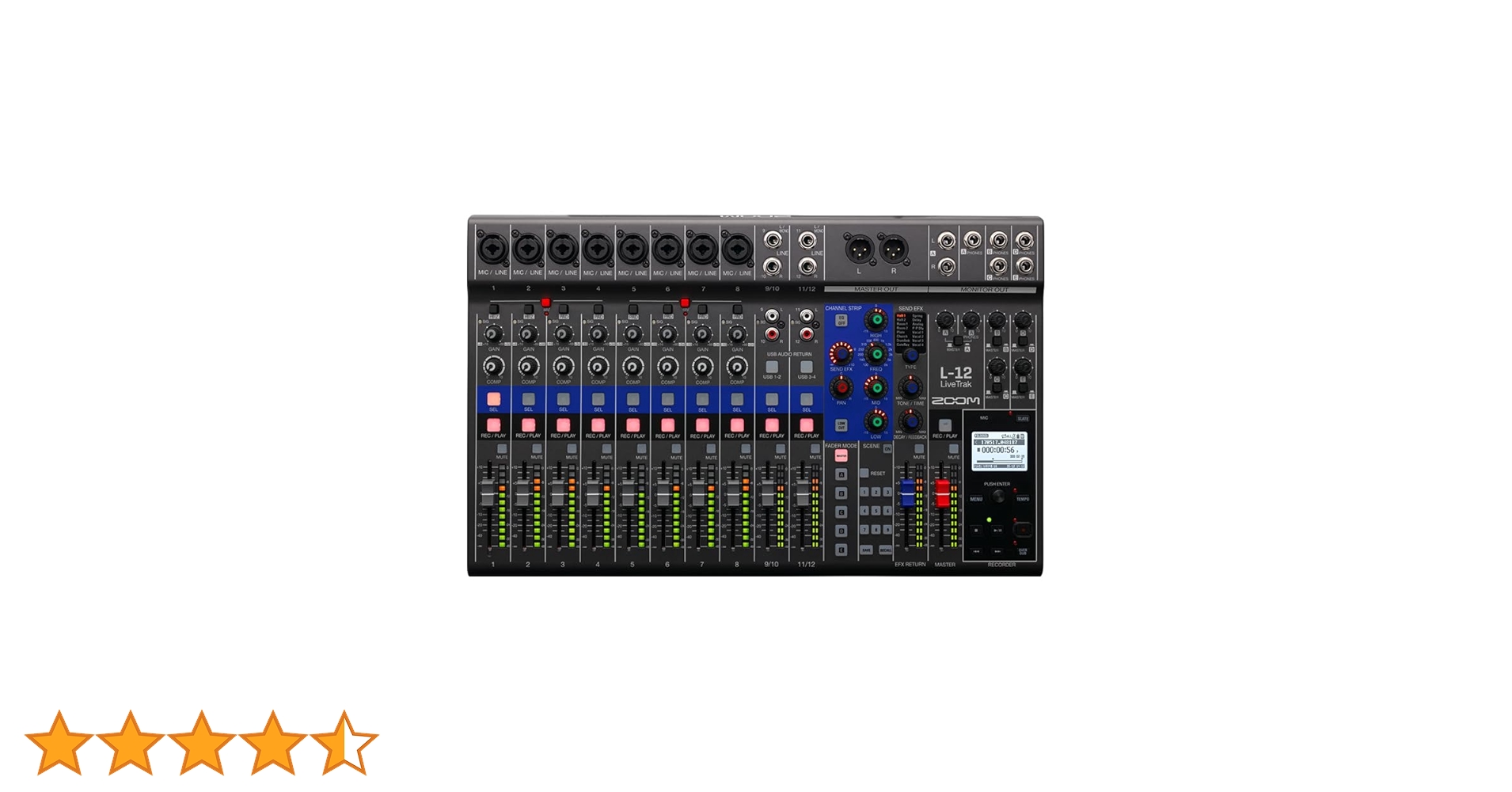 Amazon | ZOOM ズーム L-12 デジタルミキサーレコーダー 12チャンネル